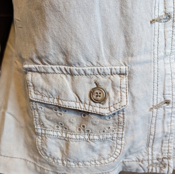 MAURICES Linen Boho BOXY Jacket - Picture 10 of 14